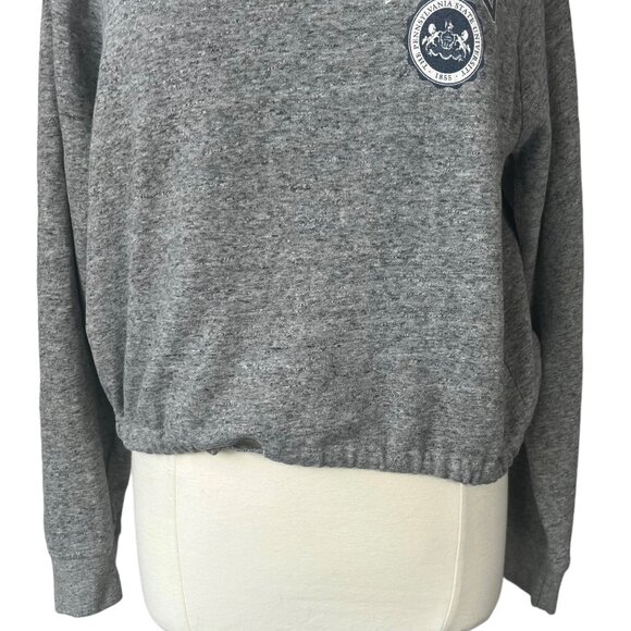 Penn State Snap Sweatshirt Womens Large Gray Tailgate Fanwear - Picture 4 of 12